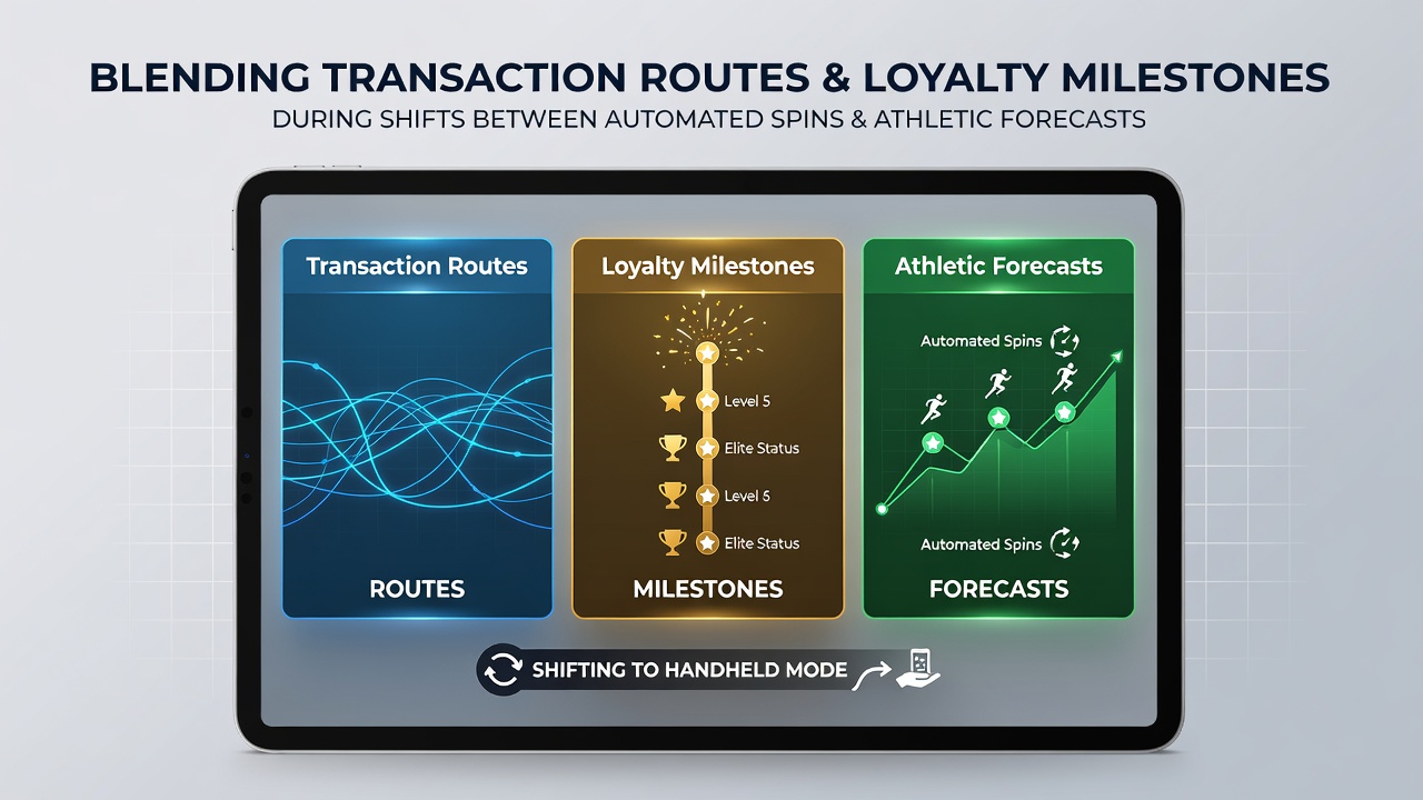 Mobile app interface showing seamless transition between slot games and sports betting with integrated loyalty tracking and payment options