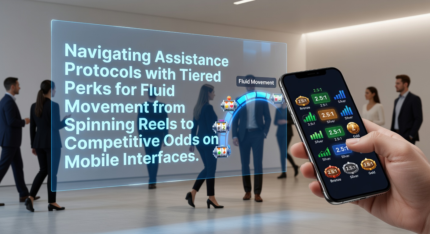 Mobile casino interface showing slot reels transitioning to live sports betting odds with tiered loyalty indicators