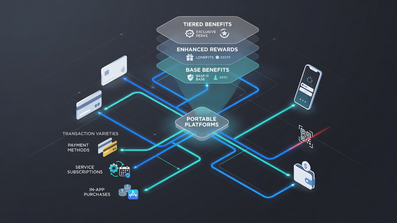Diagram illustrating tier progression linked to different payment methods in mobile reel and sports betting apps